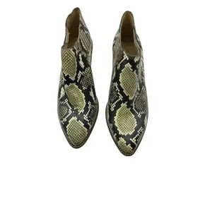 Madewell Sonia Snakeskin Low Leather‎ Chelsea Booties Size 8